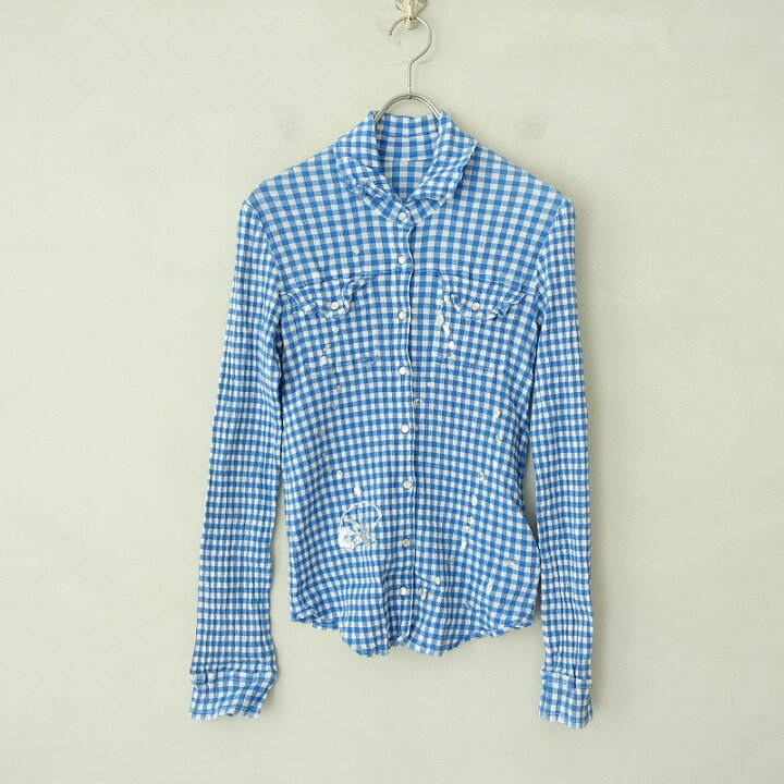 楽天市場】ツモリチサト TSUMORI CHISATO コットンギンガムチェック×箔 