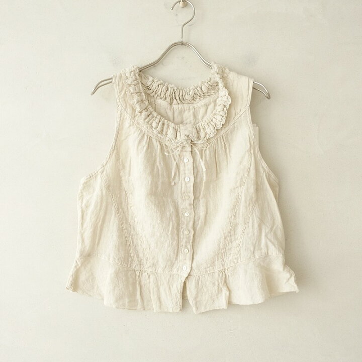 楽天市場】【美品】 ネストローブ nest Robe リネンフリル襟  