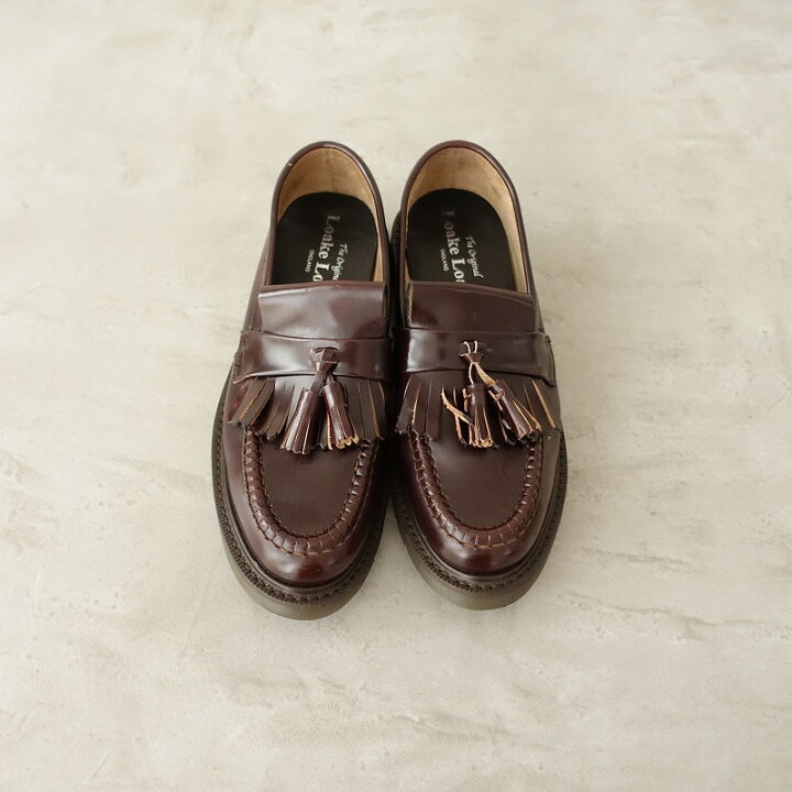 楽天市場】ローク Loake レザーキルトタッセルローファー 5.5EX/24.5 