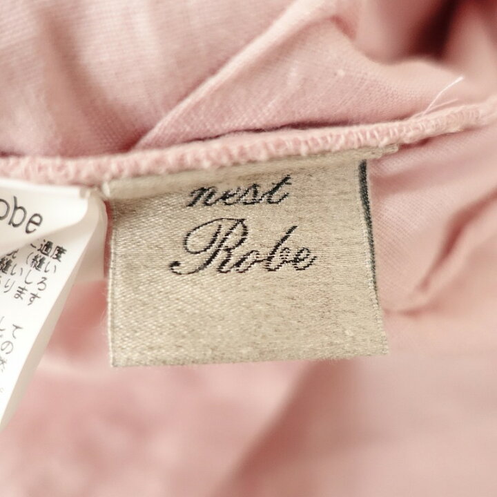 楽天市場】【美品】 ネストローブ nest Robe サクラ染めリネンコクーン 