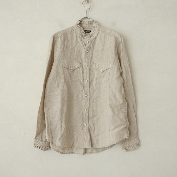 楽天市場】【美品】 ボヘミアンズ Bohemians リネンフリルウエスタン 