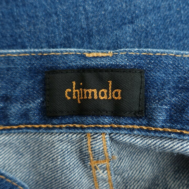 楽天市場】チマラ chimala ボタンフライセルビッチデニムパンツ 28 