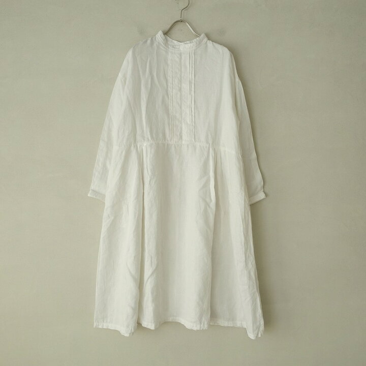 楽天市場】ネストローブ nest Robe リネンバンドカラーピンタック  