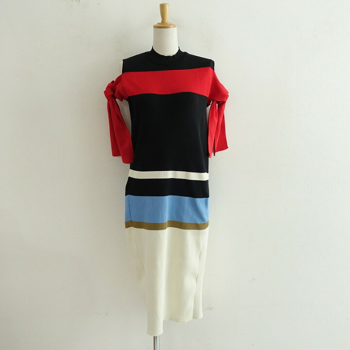 楽天市場】アキラナカ AKIRA NAKA Bella ribbon dress サイドリボン 