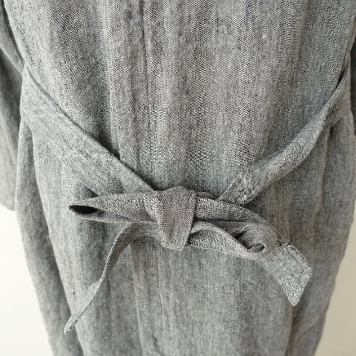 楽天市場】ネストローブ nest Robe リネンダブルボタンベルテッド  