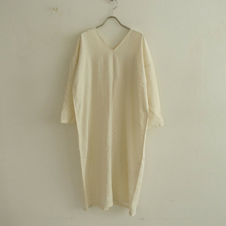 楽天市場】【美品】 エヴァムエヴァ evam eva ウォーターリネンVネック 