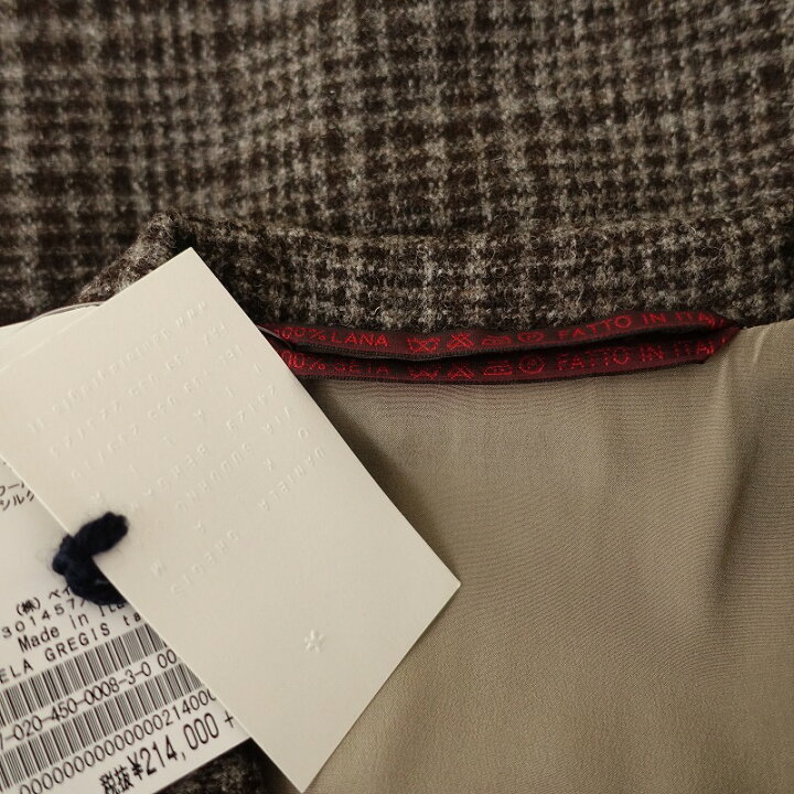 楽天市場】【美品】 ダニエラグレジス DANIELA GREGIS ウールチェック 