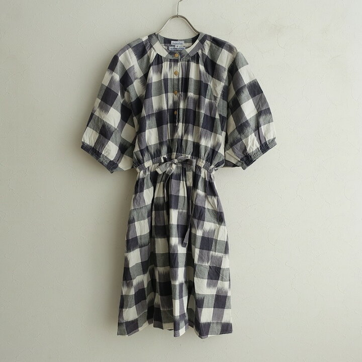 楽天市場 スティーブンアラン Steven Alan コットンデザインチェック柄ワンピース S 中古 10j12 高価買取中 ブランド古着買取drop