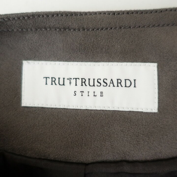 楽天市場】TRU TRUSSARDI トゥルー トラサルディ フェイクスエード 