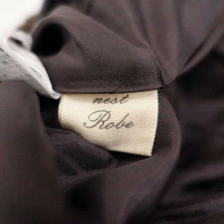 楽天市場】【美品】 ネストローブ nest Robe ウールリネンヘンリボーン 