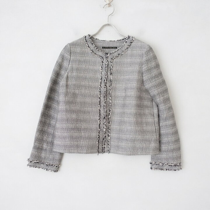 楽天市場】リゼッタ Lisette リネンシルクツイードジャケット 36【中古 