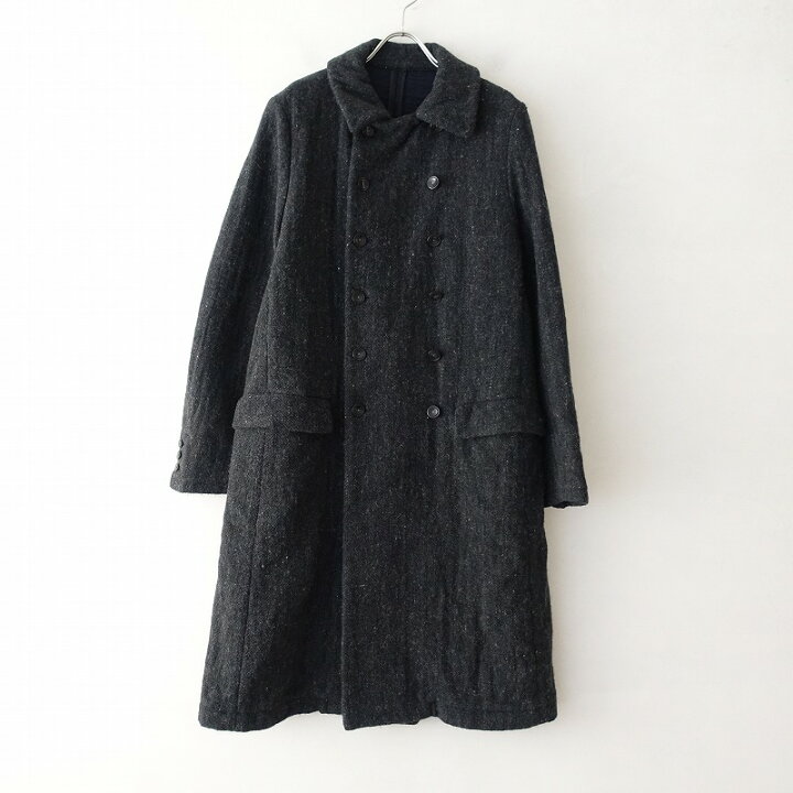楽天市場】ヴラスブラム Vlas Blomme 裏キルトツイードロングコート 1  