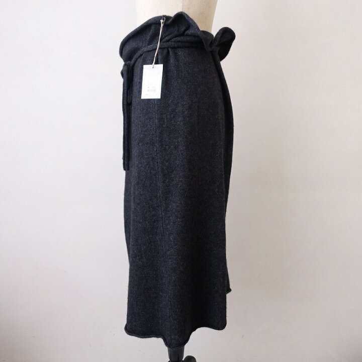 楽天市場】エヴァムエヴァ evam eva カシミヤ混ニットラップスカート M 
