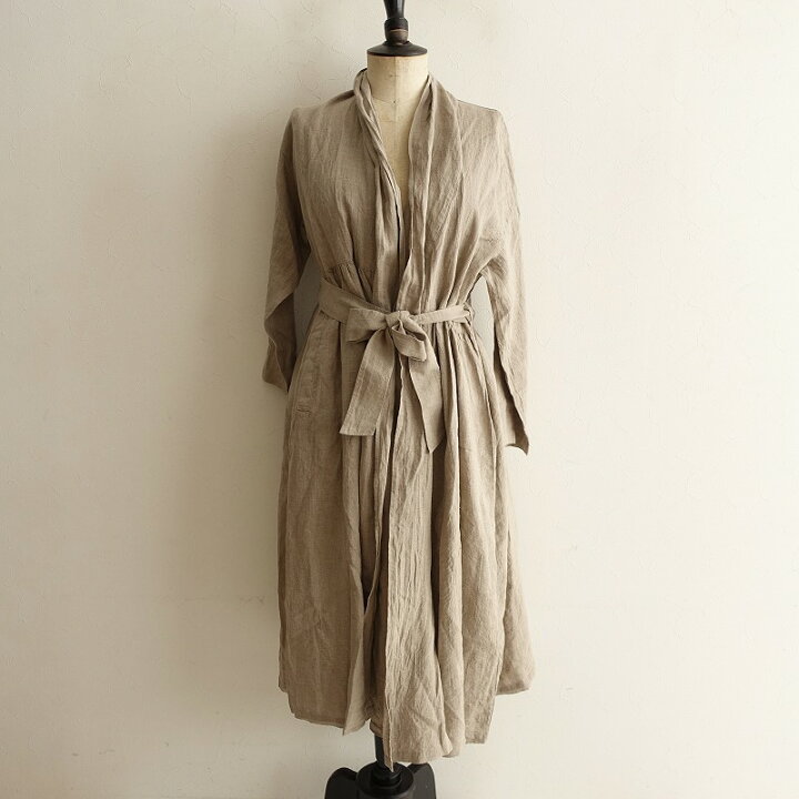 楽天市場】ネストローブ nest Robe リネンローブコート -【中古  