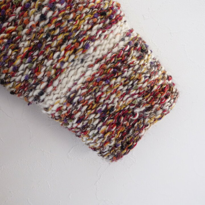 楽天市場】ヒロミツヨシ HIROMI TSUYOSHI Mix Hand Knit Cardigan 