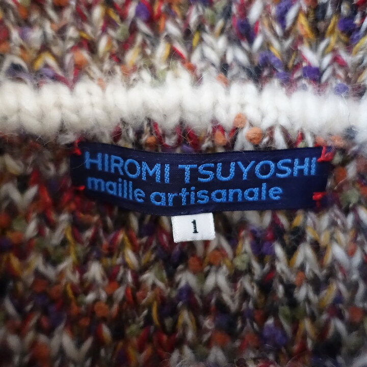 楽天市場】ヒロミツヨシ HIROMI TSUYOSHI Mix Hand Knit Cardigan 