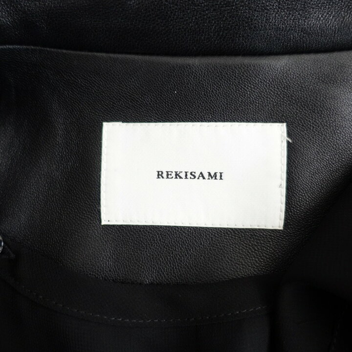 楽天市場】レキサミ REKISAMI シープレザーライダースジャケット 2 