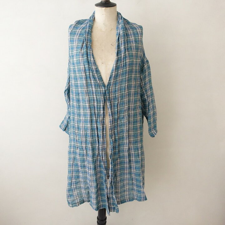 楽天市場】ネストローブ nest Robe リネンガーゼマドラスチェック 