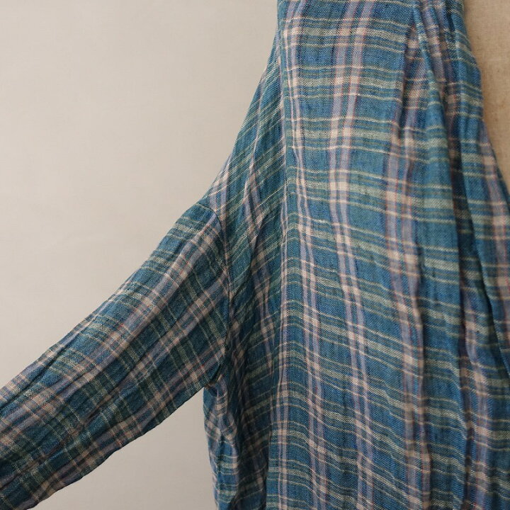 楽天市場】ネストローブ nest Robe リネンガーゼマドラスチェック 