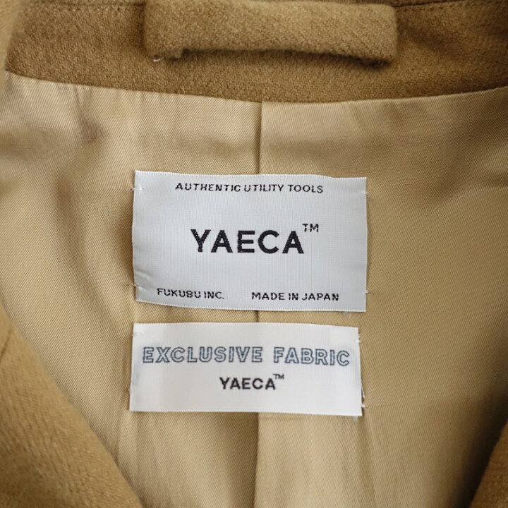楽天市場】ヤエカ YAECA 165054 ウール混ステンカラーコート M【中古 