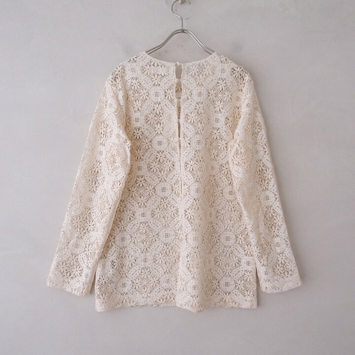楽天市場】エリテ Heriter クルーニーレースブラウス 38【中古 