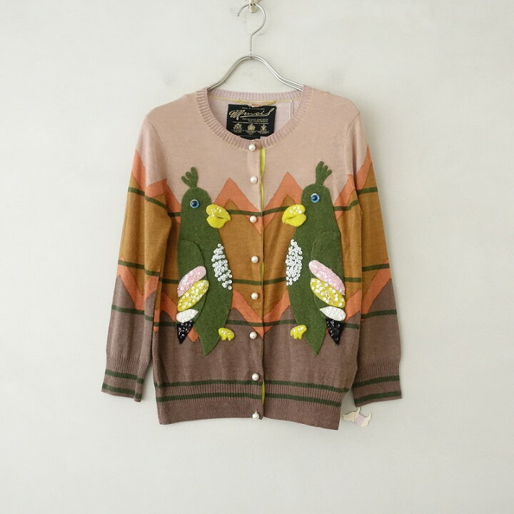 楽天市場】【美品】 ミュベール Muveil オウムモチーフニット  