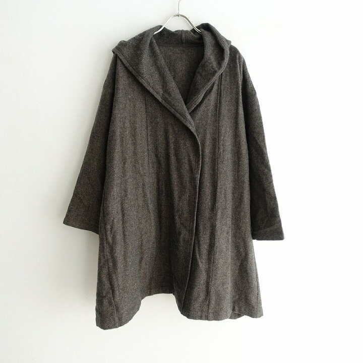 楽天市場】【美品】 ネストローブ nest Robe ウールリネンガーゼフード 