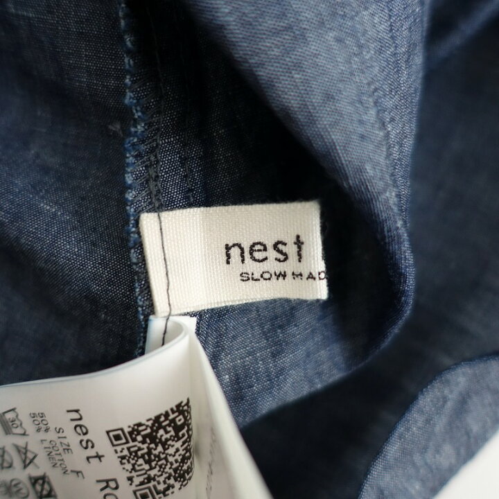 楽天市場】【美品】2021/ ネストローブ nest Robe コットンリネン 