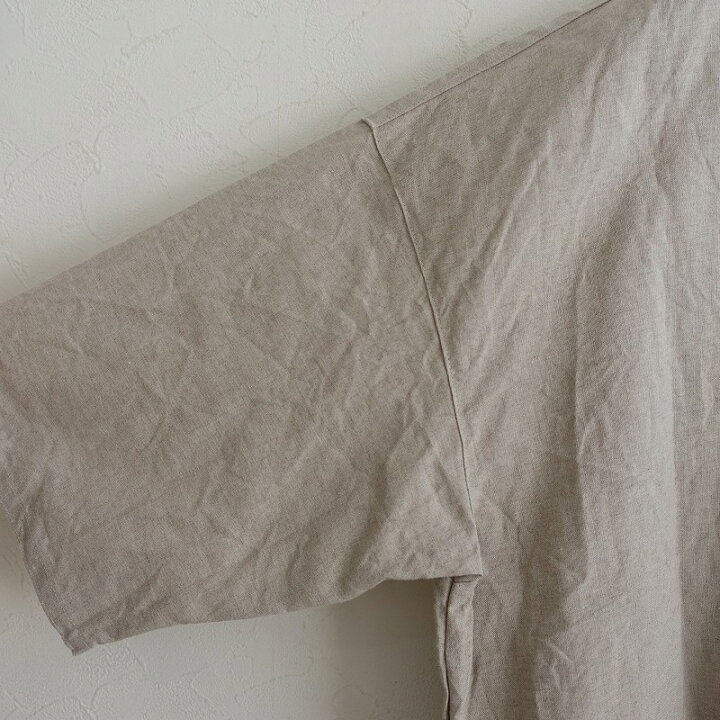 楽天市場】中川政七商店 高密度に織った麻のワンピース -【中古  