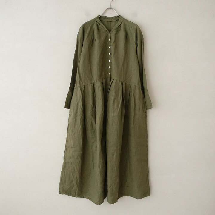 楽天市場】【定価2.9万】 ネストローブ nest Robe リネンYネックドレス  