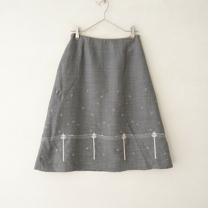 楽天市場】ミナペルホネン mina perhonen yuki no hi 刺繍スカート 38 