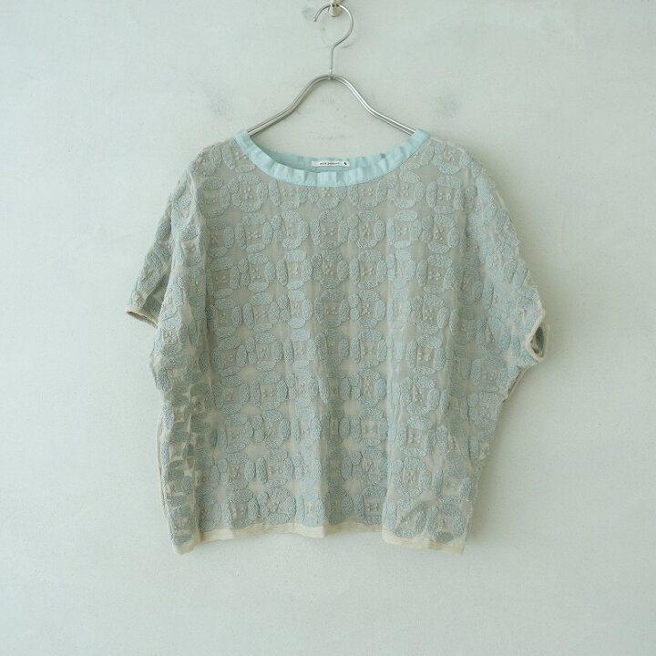 楽天市場】ミナペルホネン mina perhonen dear 刺繍シルクブラウス 36 