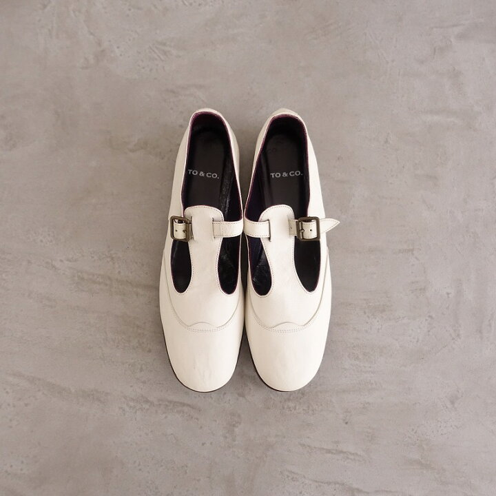 楽天市場】【美品】 トゥーアンドコー TO&CO. レザーTストラップ 