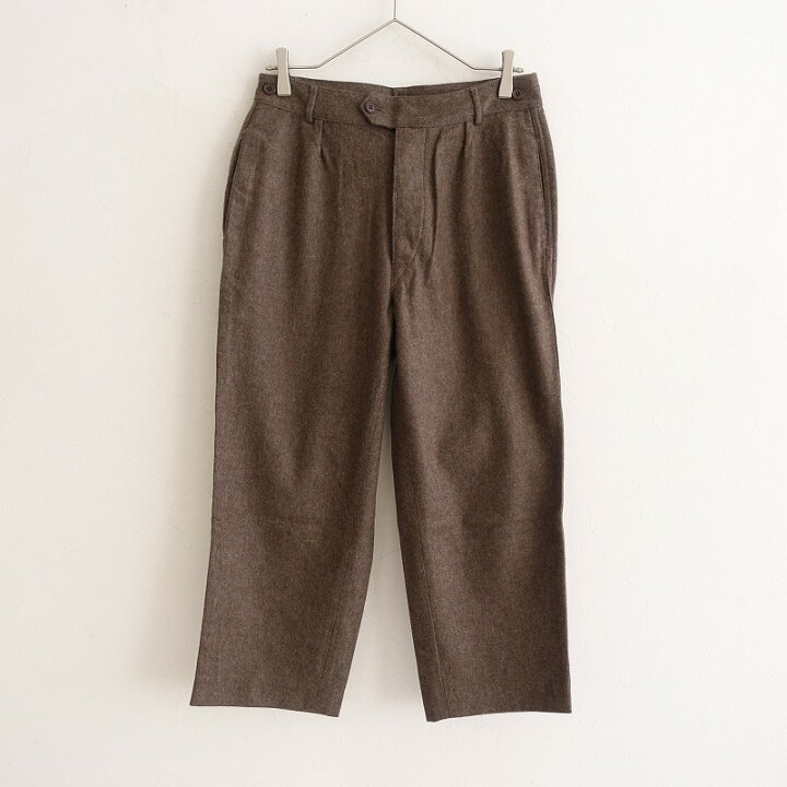 楽天市場】メゾンドソイル maison de soil ウールタックパンツ 1【中古 