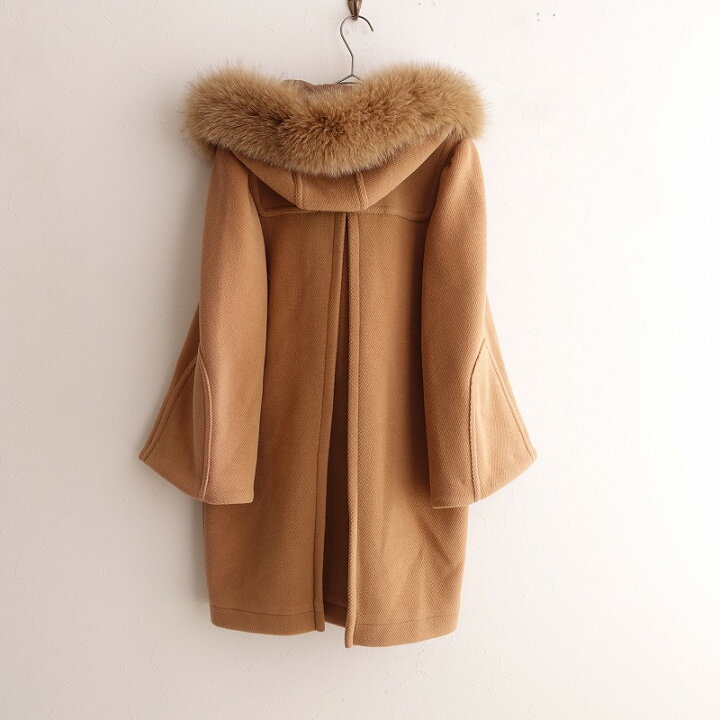 楽天市場】【定価7.0万】 カオン Kaon ウールナイロン混リアルファー  