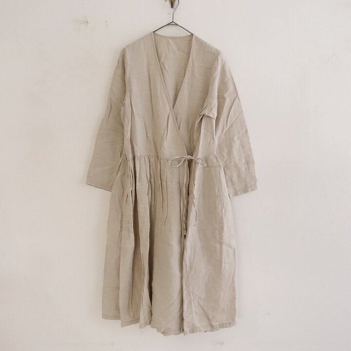 楽天市場】ネストローブ nest Robe リネンカシュクールワンピース 