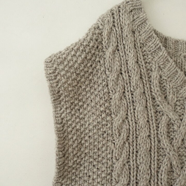 楽天市場】ネストローブ nest Robe ペルーハンドニットタッカーベスト  