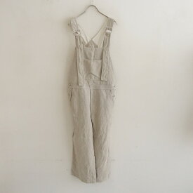 【定価6.4万】 アンスクリア INSCRIRE Linen Canvas Overalls オーバーオール 36【中古】【12C32】【高価買取中】