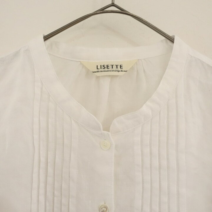 Lisette リゼッタ ヒガラ模様 ブラウス&スカート リネンコットン よろし 