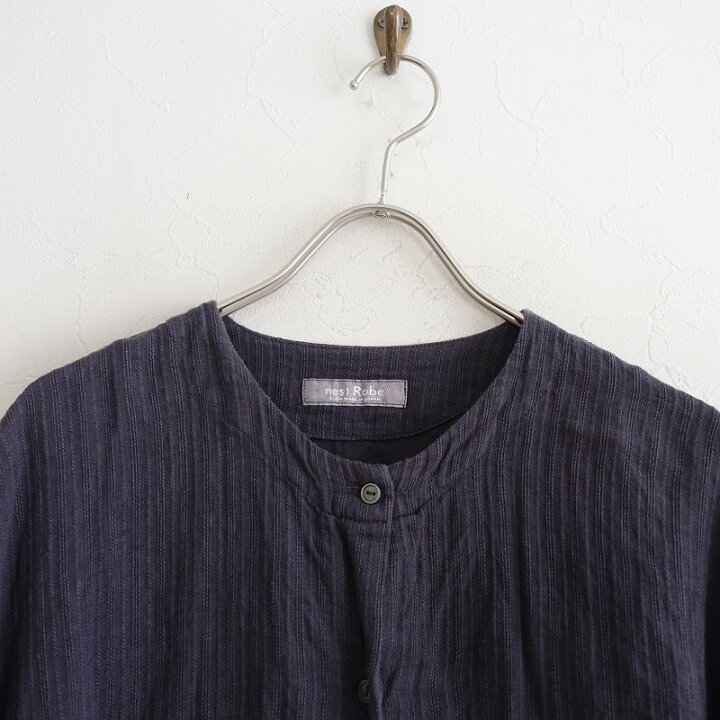楽天市場】ネストローブ nest Robe リネン異番手ストライプワンピース  