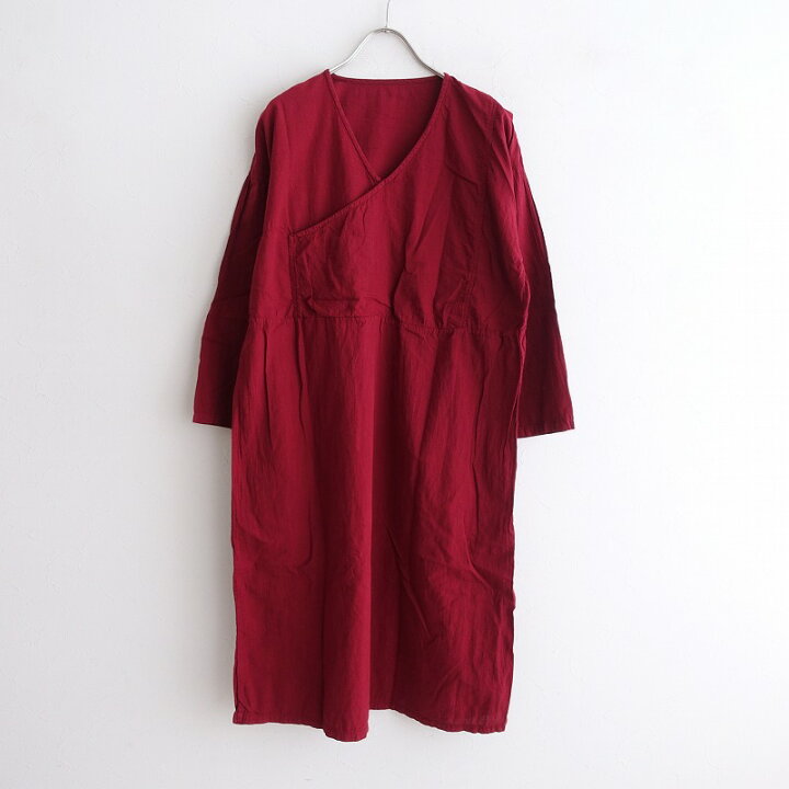 楽天市場】【未使用】 えみおわす カシュクール風ワンピース M【中古 