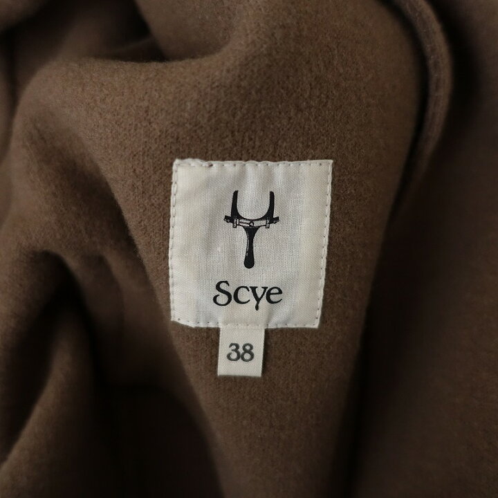 楽天市場】【美品/定価15.4万】 サイ Scye ウールガウンコート 38 