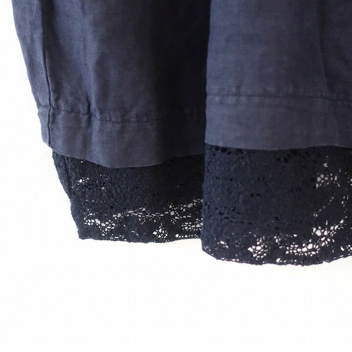 楽天市場】【定価2.4万】 ネストローブ nest Robe レースヘムリネン  