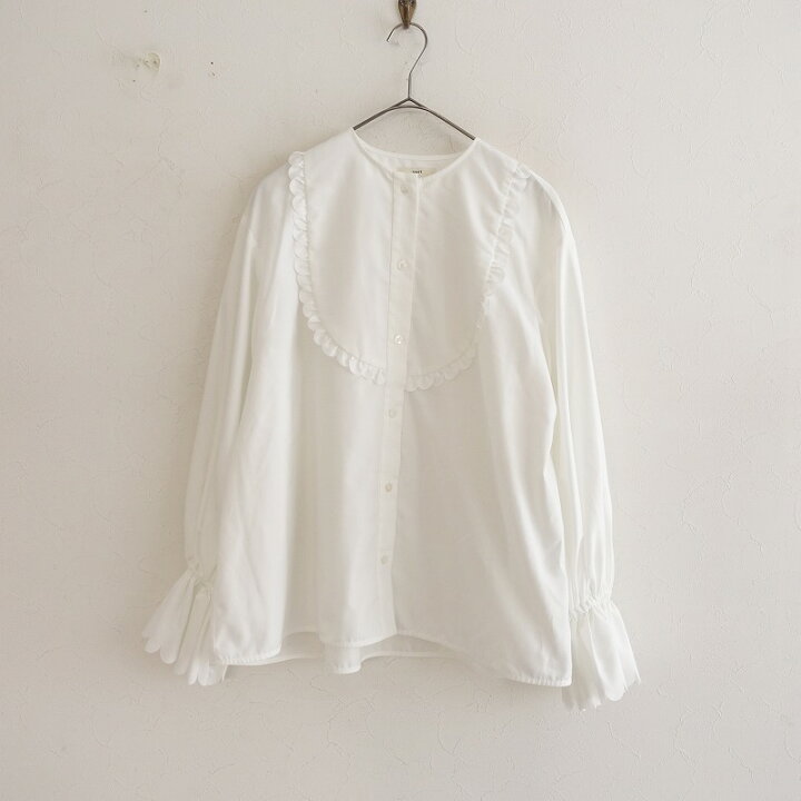 楽天市場】【2022AW/定価2.6万】 ヨリ yori スカラップカットワーク 