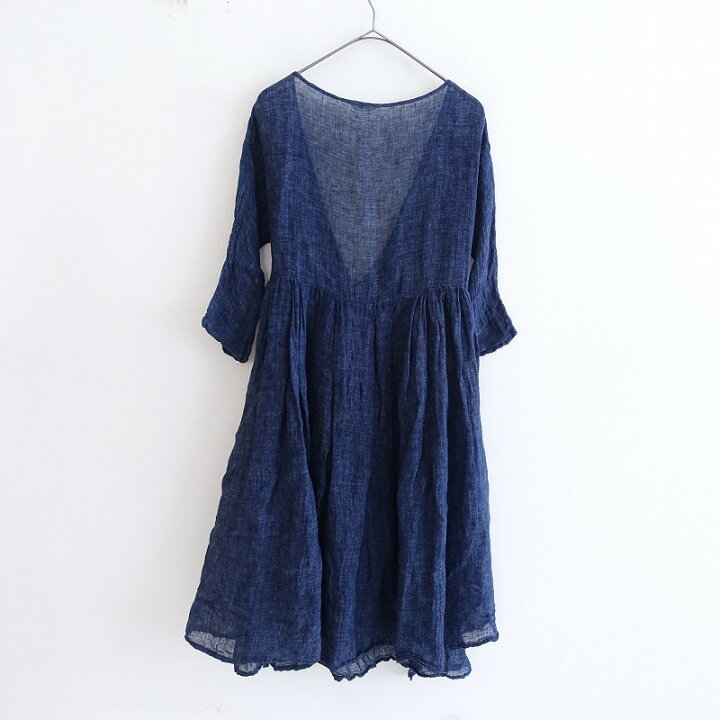 楽天市場】トゥジュー TOUJOURS リネンガーゼカシュクールワンピース F  