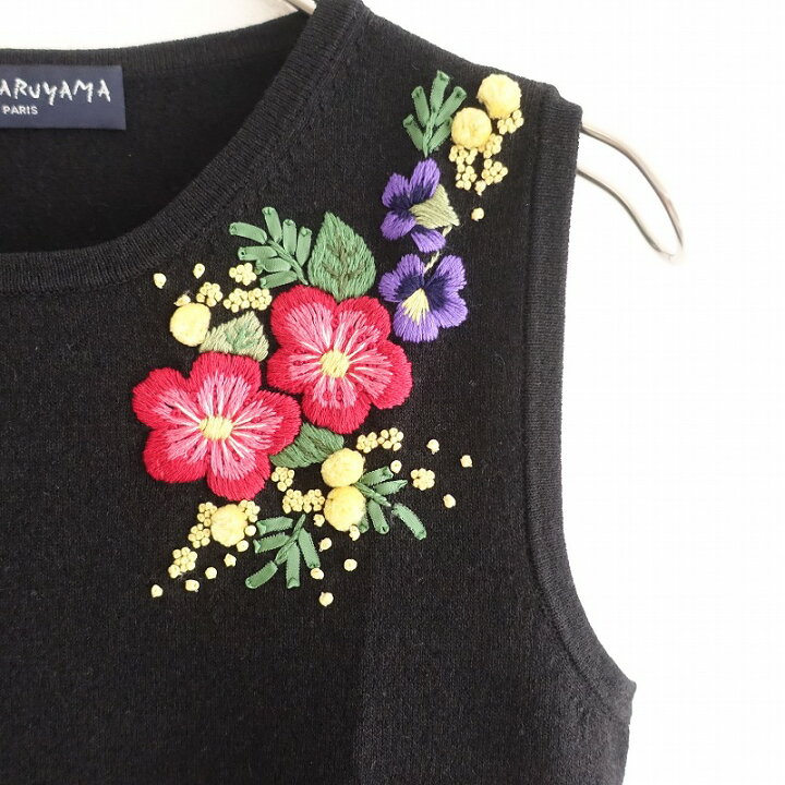 楽天市場】ケイタマルヤマ KEITA MARUYAMA 刺繍ニットアンサンブル 1 