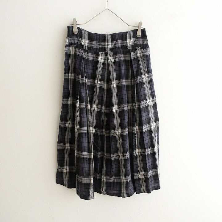 楽天市場】【美品】 サラ SARAH チェックボックスタックスカート 2 