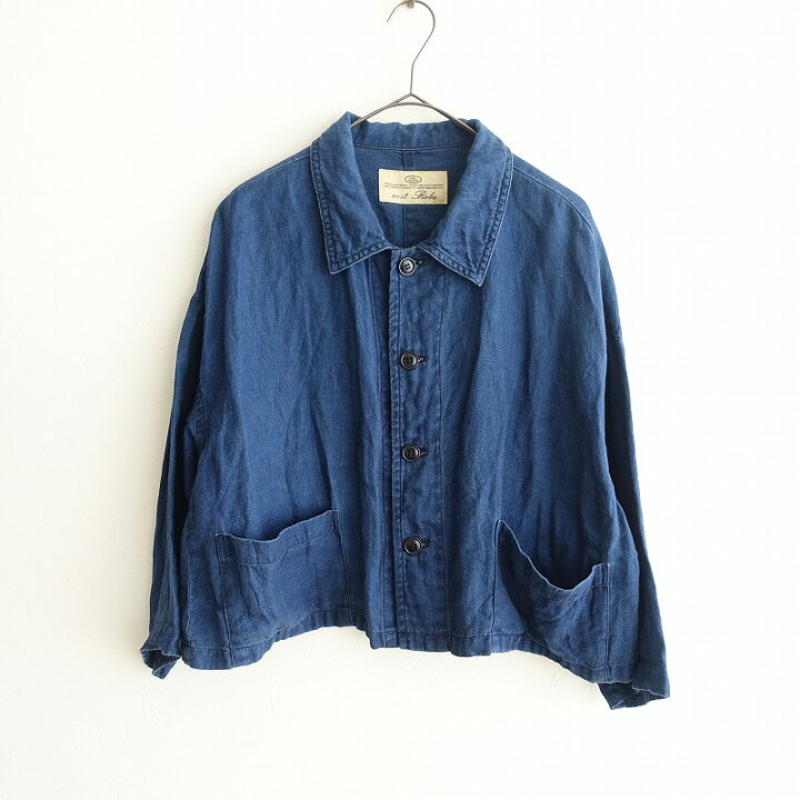 楽天市場】ネストローブ nest Robe リネンデニムジャケット -【中古 