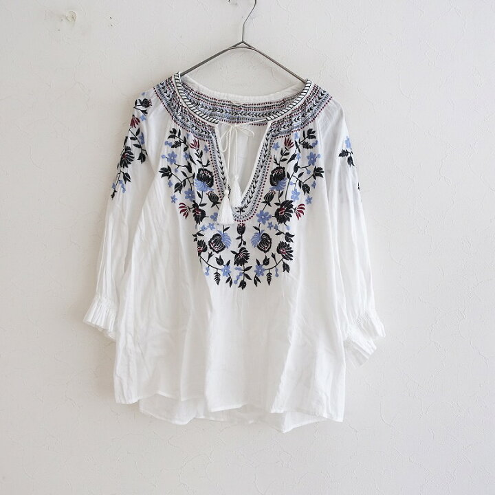 楽天市場】イエナ IENA エンブロイダリー刺繍ブラウス -【中古  
