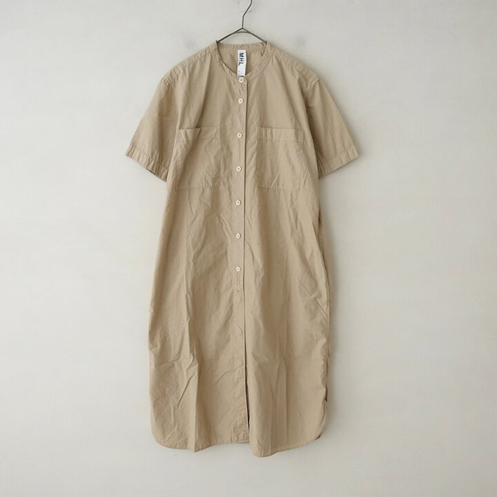 楽天市場】マーガレットハウエル MHL. コットンバンドカラーシャツ  
